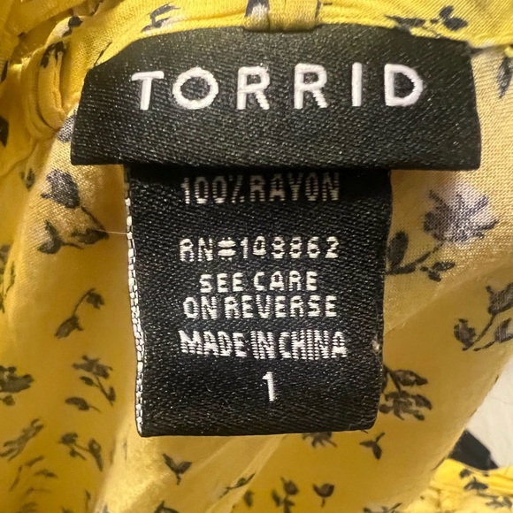 Yellow Corset-Back Spaghetti Strap 💛💙 - Picture 2 of 4